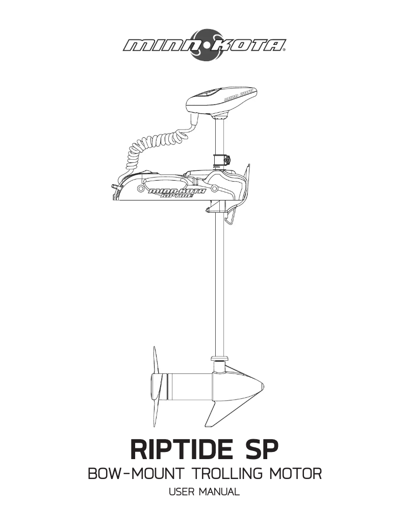 Page n°1 - Manuel utilisateur Minn Kota Riptide SP