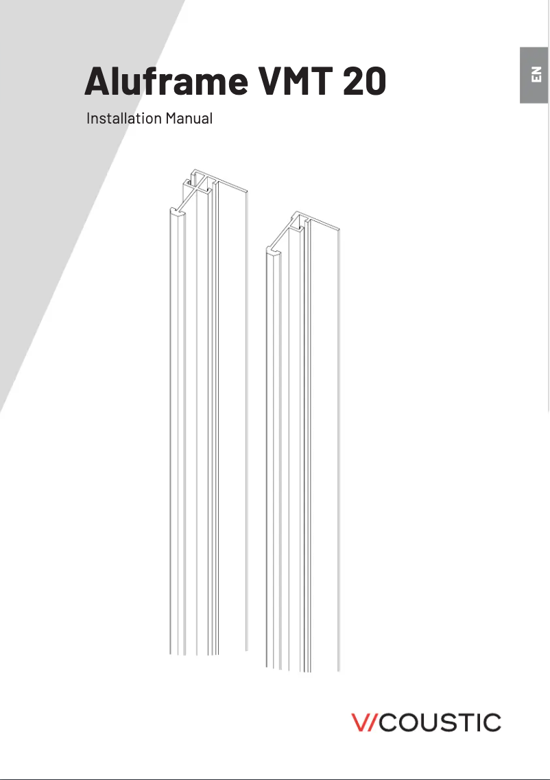 Image de la première page du manuel de l'appareil Aluframe VMT