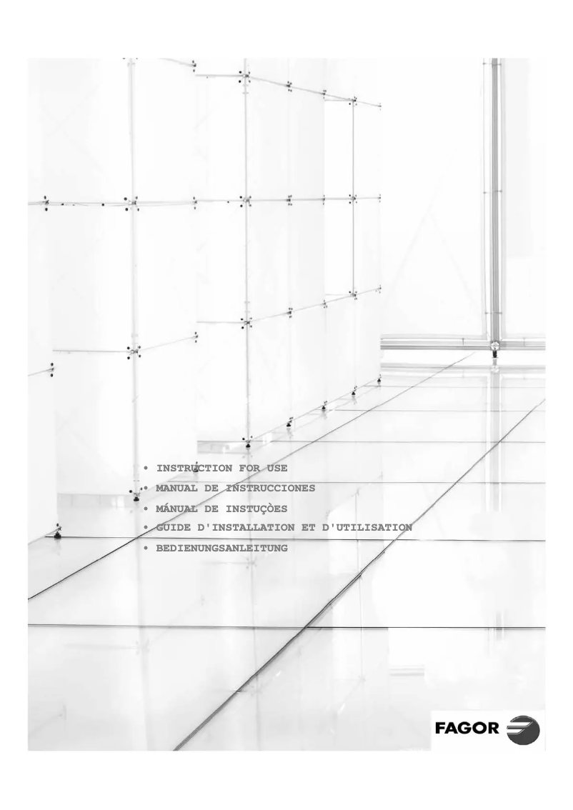 Página 1 del manual Manual de usuario Fagor FQ8965X