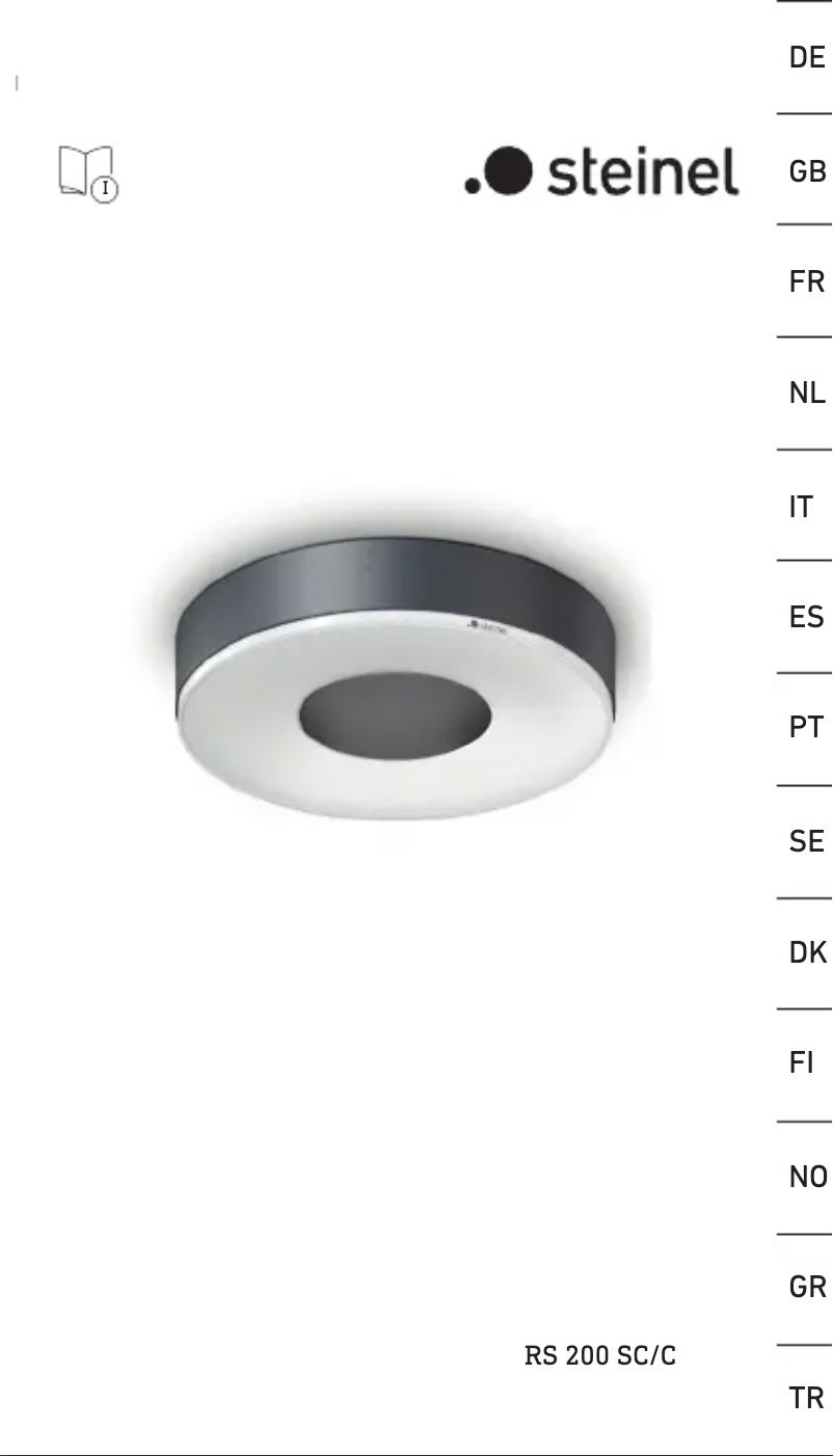 Page 1 de la notice Manuel utilisateur Steinel RS 200 SC