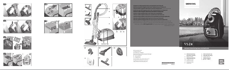 Page n°1 - Manuel utilisateur Siemens VSZ4G330