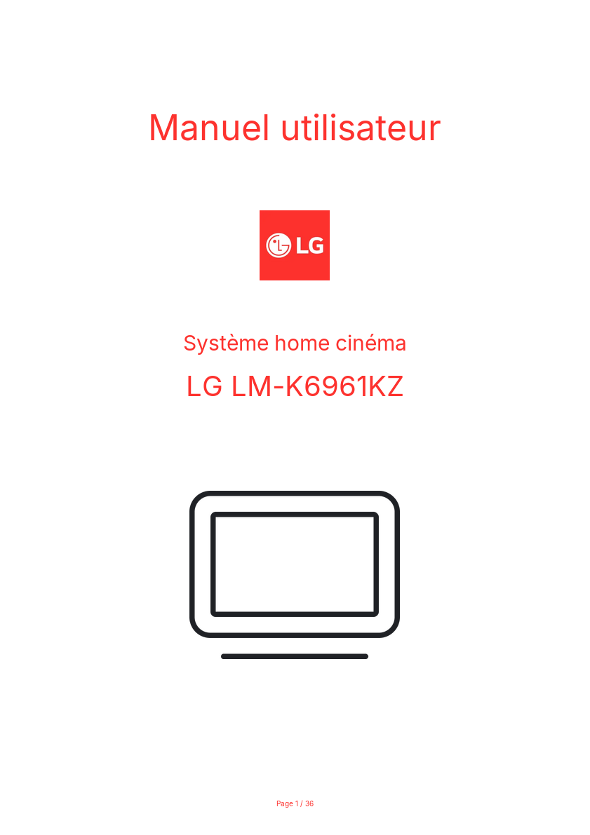Page n°1 - Manuel utilisateur LG LM-K6961KZ