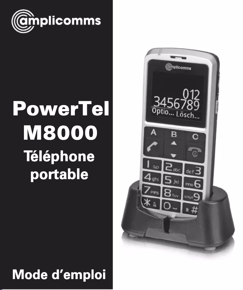 Page n°1 - Manuel utilisateur Amplicom PowerTel M8000