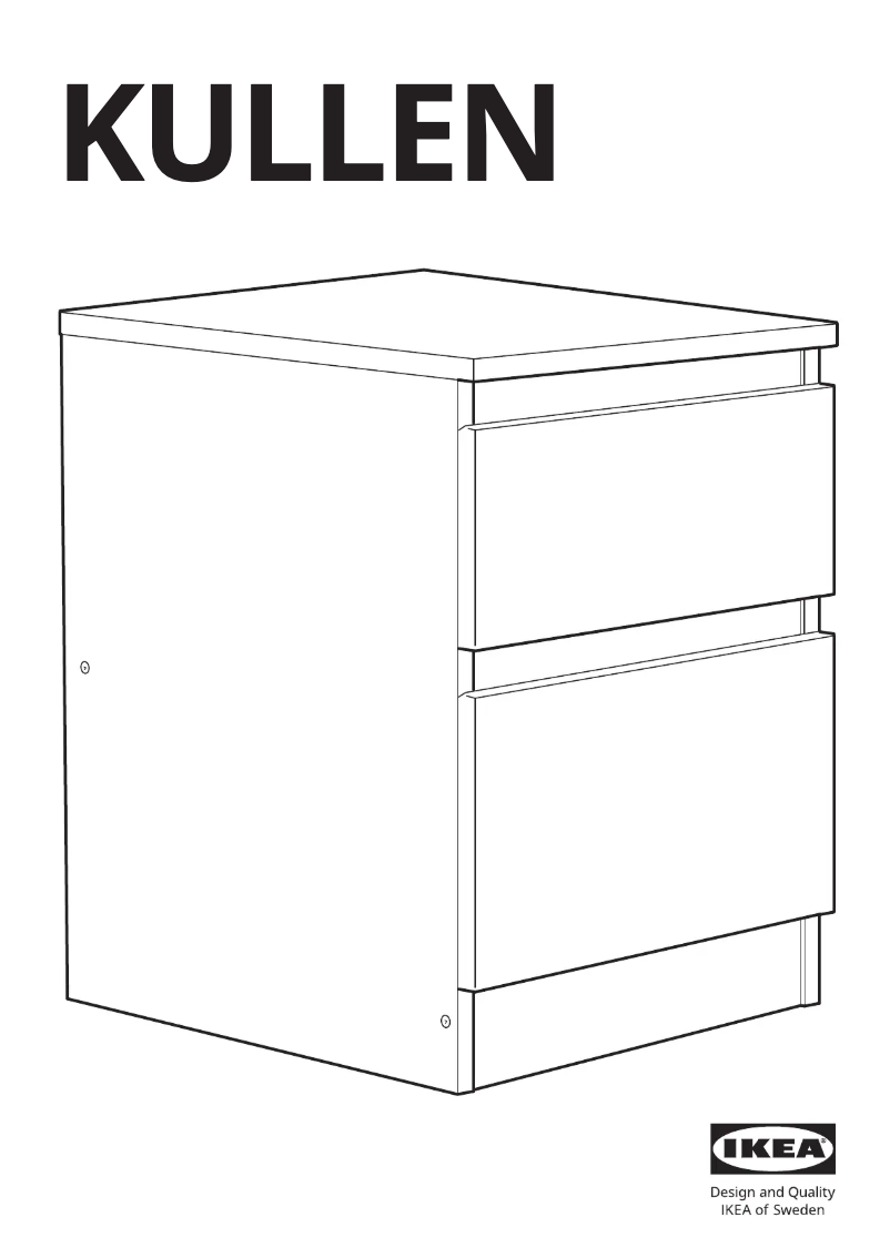 Page 1 de la notice Manuel utilisateur Ikea KULLEN 705.461.01
