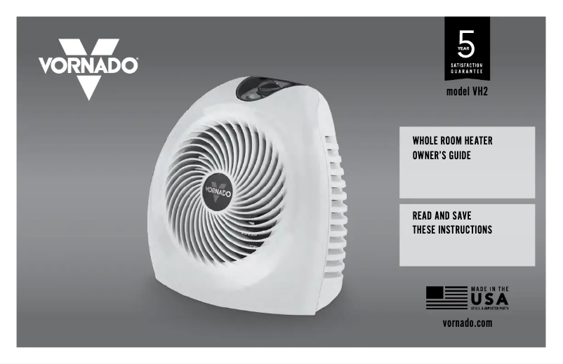 Imagen de la primera página del manual del dispositivo VH2