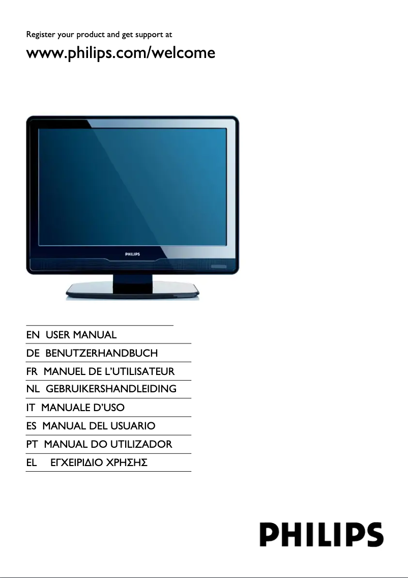 Página 1 del manual Manual de usuario Philips 26PFL3403