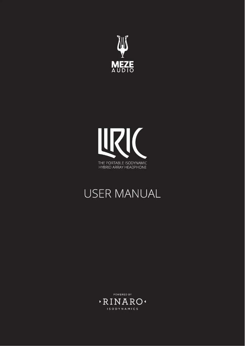 Page n°1 - Manuel utilisateur Meze Audio Liric II