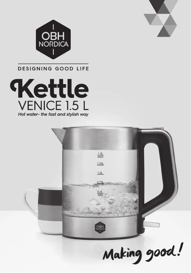 Página 1 del manual Manual de usuario OBH Nordica Venice 6418