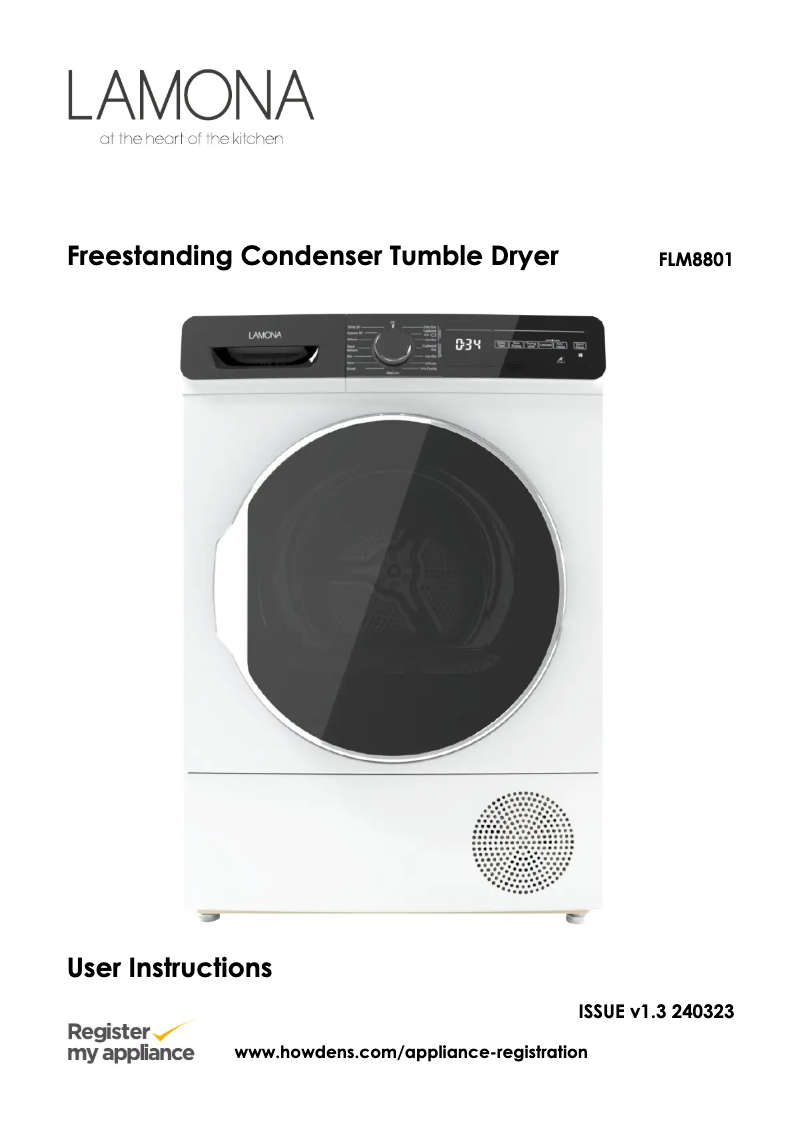 Page n°1 - Mode d'emploi Lamona FLM8801