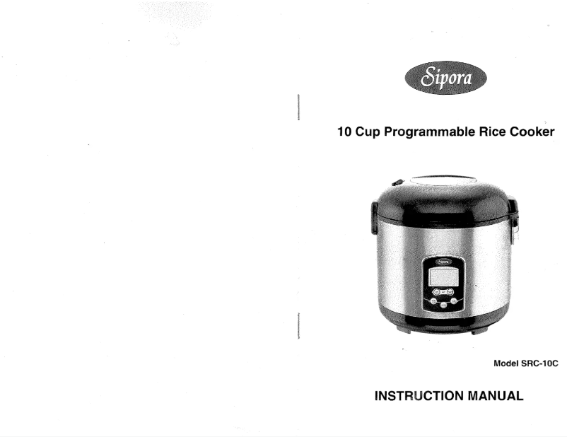 Image de la première page du manuel de l'appareil SRC-10C