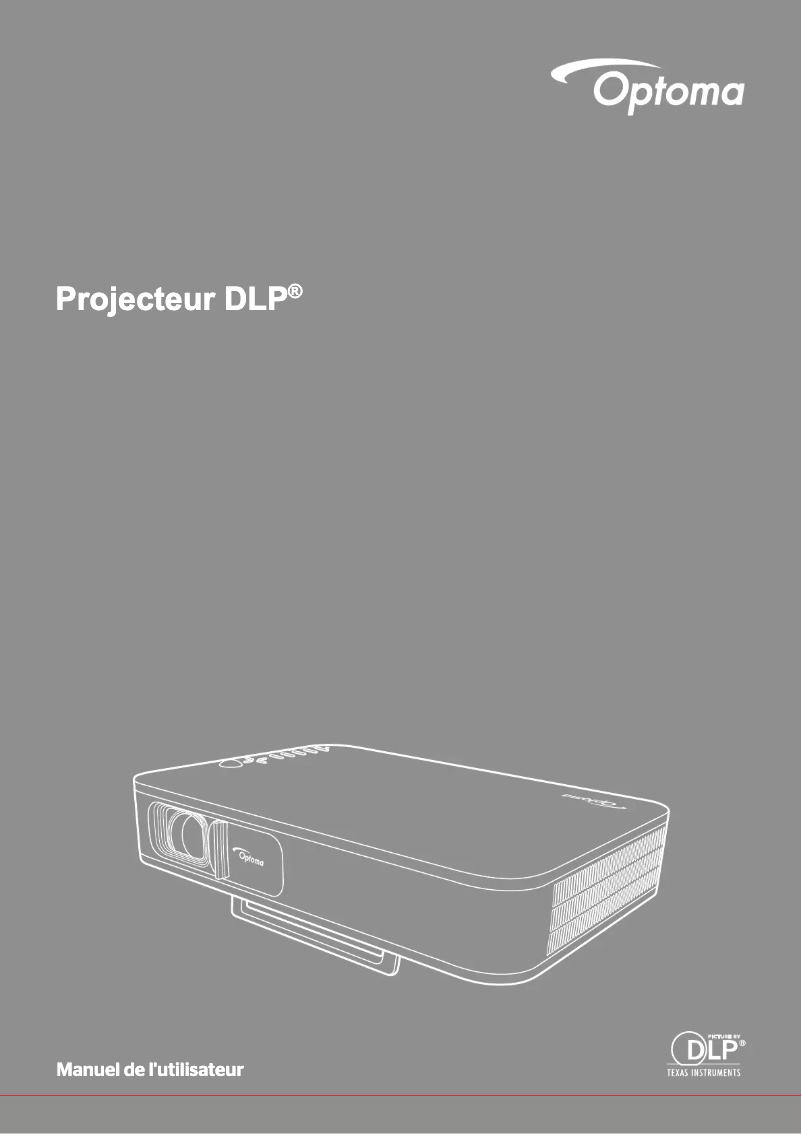Page n°1 - Manuel utilisateur Optoma LH160