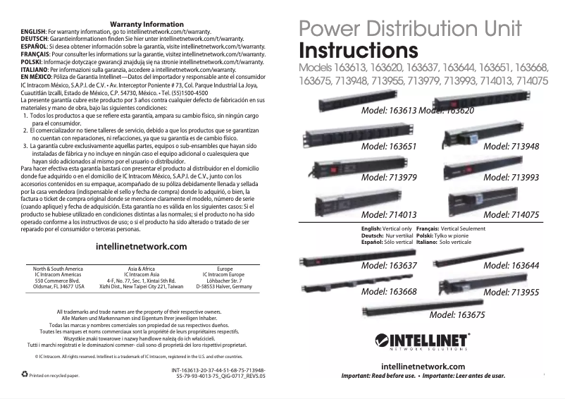 Image de la première page du manuel de l'appareil 163613