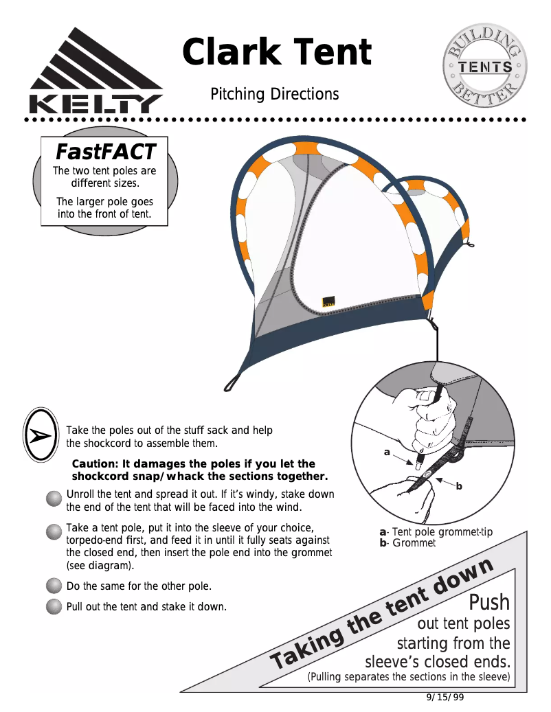 Page n°1 - Manuel utilisateur Kelty Clark