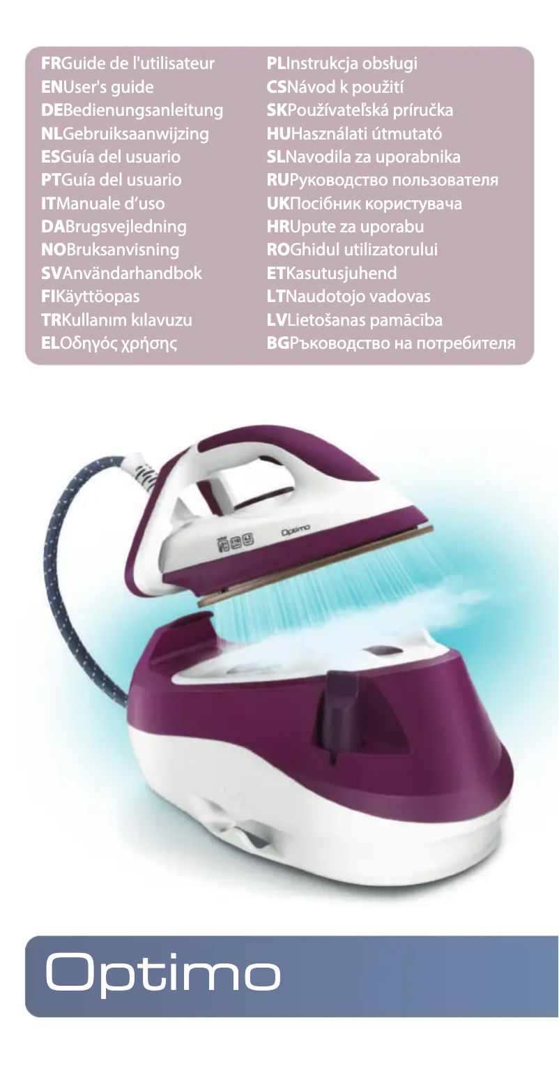 Page n°1 - Manuel utilisateur Tefal Optimo GV4620