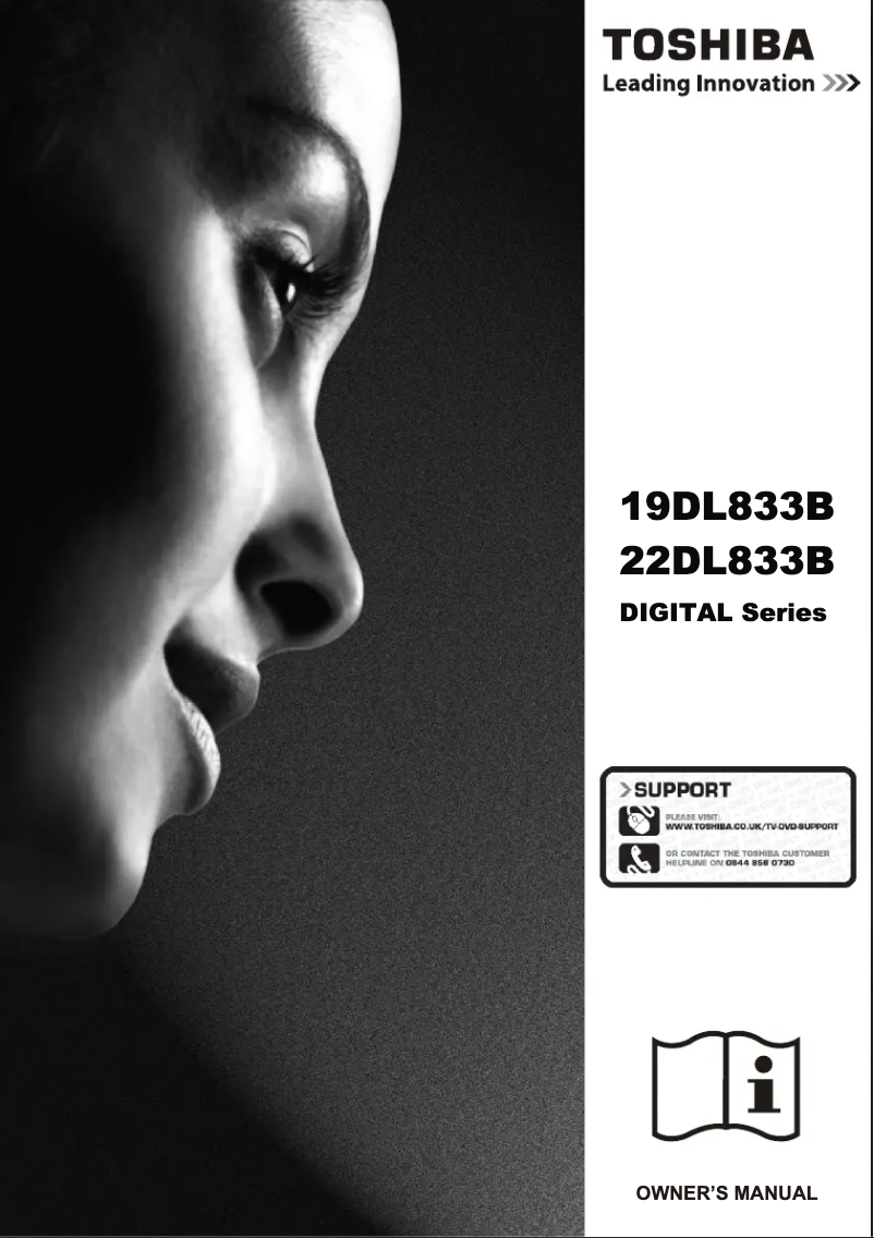 Page n°1 - Manuel utilisateur Toshiba 19DL834B