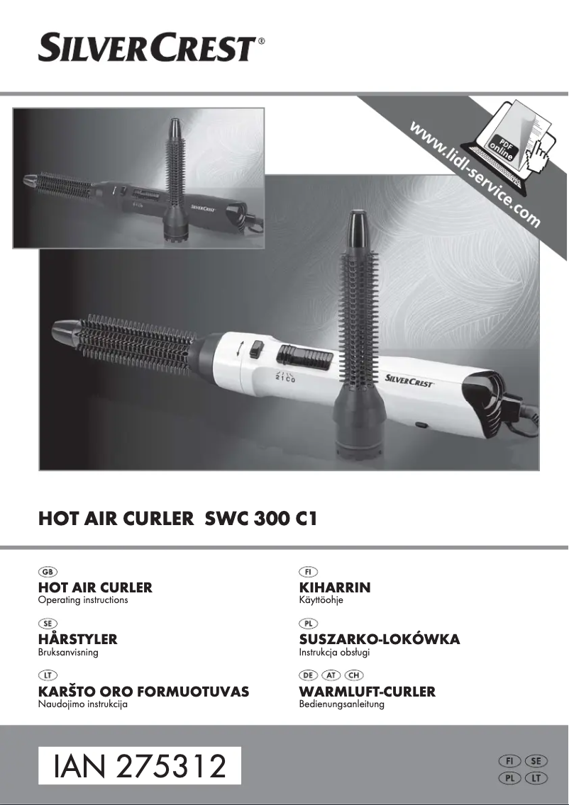 Image de la première page du manuel de l'appareil SWC 300 C1