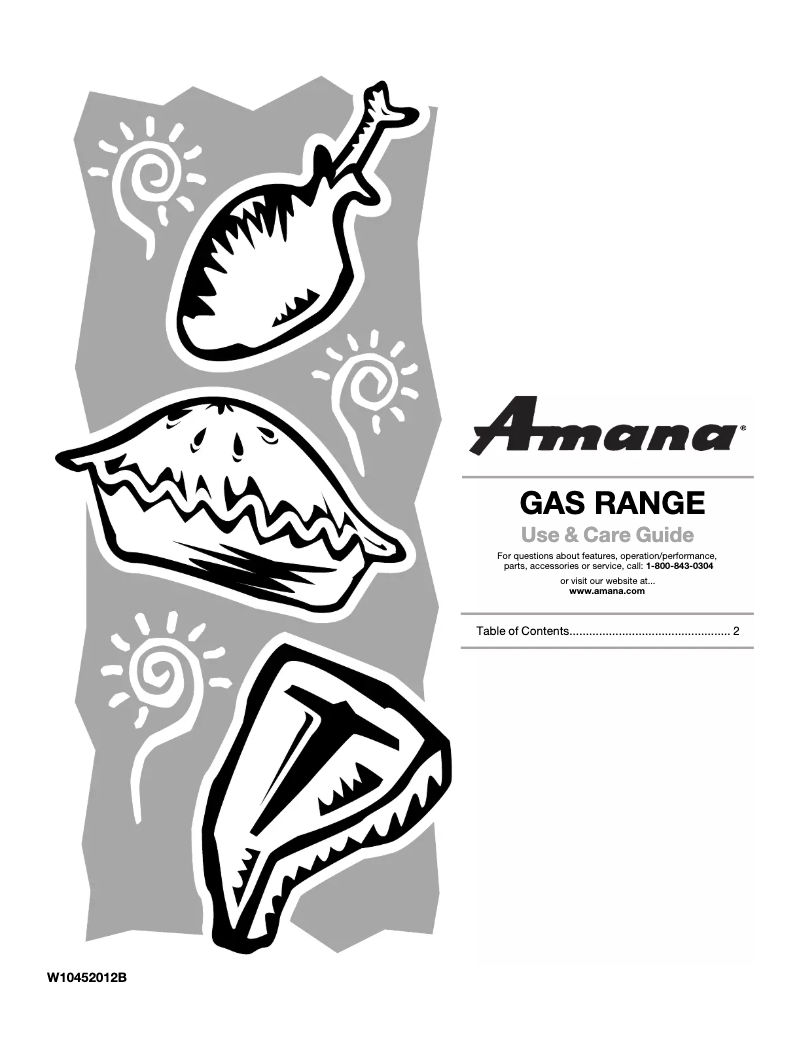 Page n°1 - Manuel utilisateur Amana AGG222