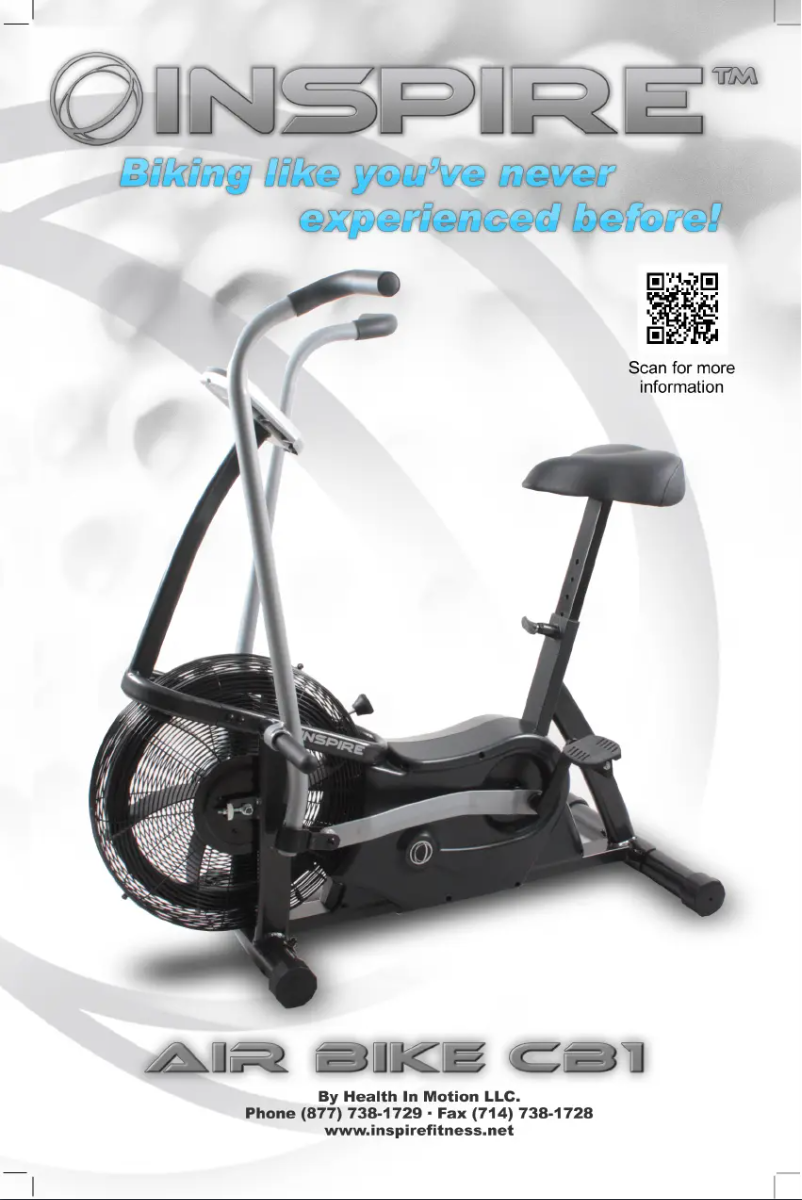 Página 1 del manual Folleto Inspire CB1