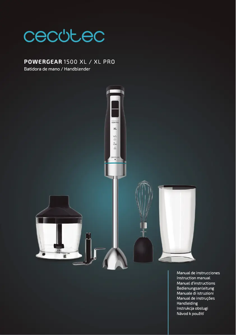 Image de la première page du manuel de l'appareil PowerGear 1500 XL Pro