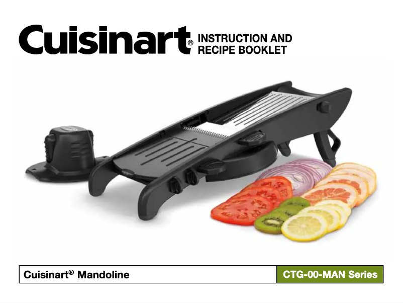 Page n°1 - Manuel utilisateur Cuisinart CTG-00-MANG