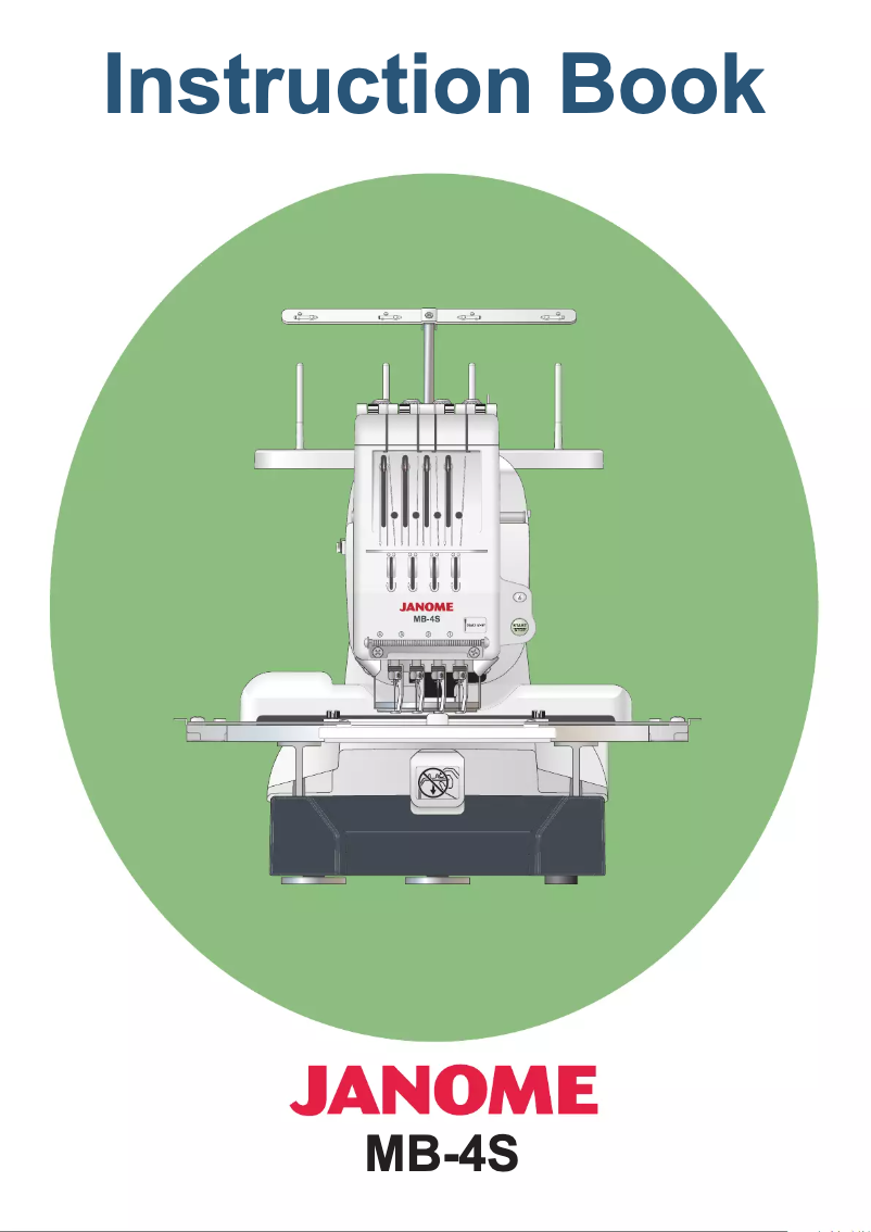 Page 1 de la notice Manuel utilisateur Janome MB-4S