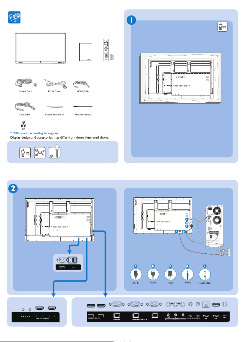 Imagen de la primera página del manual del dispositivo Signage Solutions 75BDL3151T
