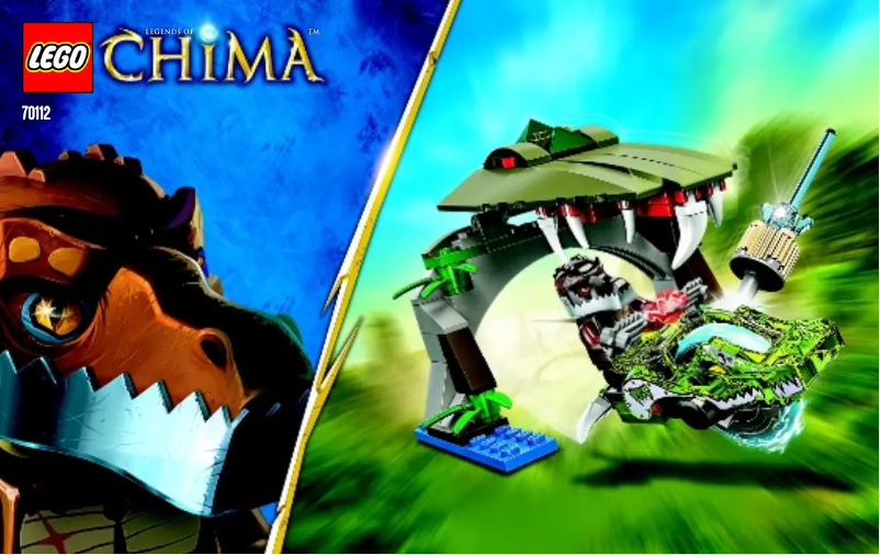 Page 1 de la notice Manuel utilisateur Lego Chima 70112
