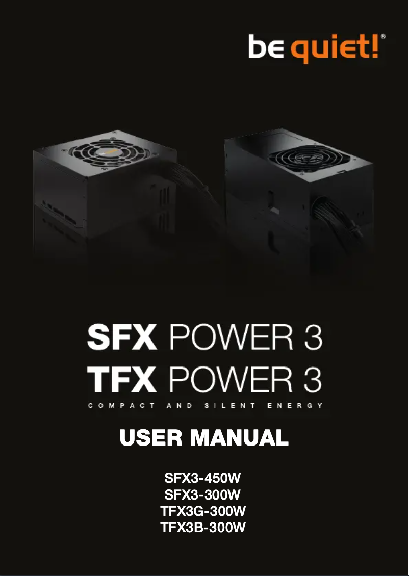 Image de la première page du manuel de l'appareil TFX Power 3