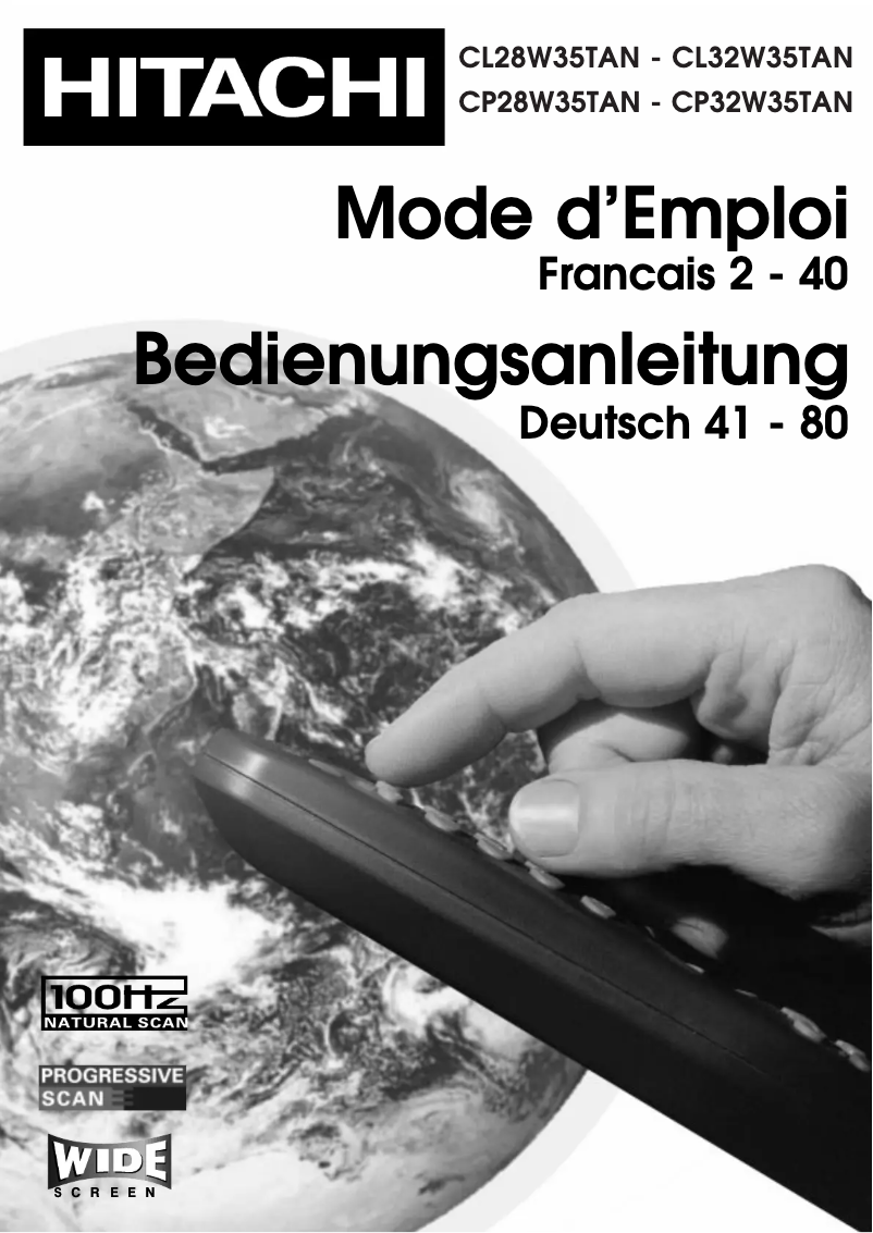 Image de la première page du manuel de l'appareil CP32W35TAN