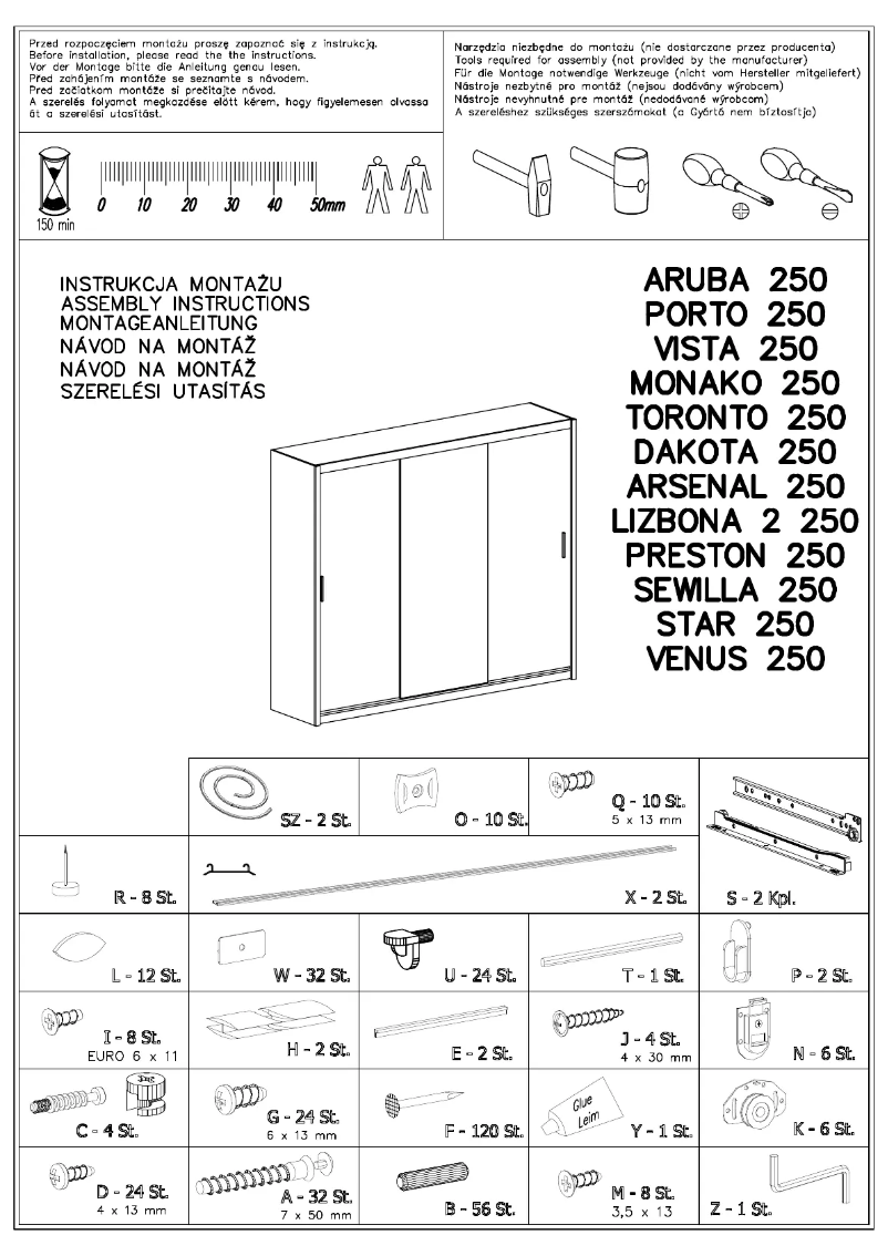 Page 1 de la notice Manuel utilisateur Stolar Arsenal 250