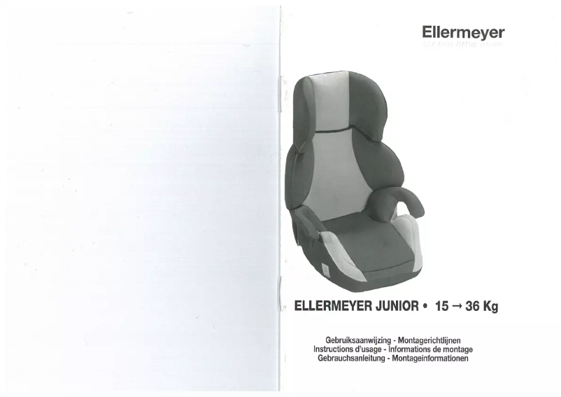 Page 1 de la notice Manuel utilisateur Ellermeyer Junior