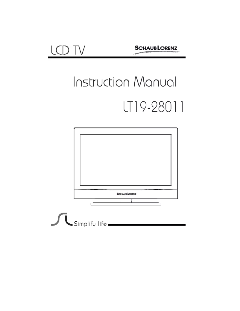 Page n°1 - Manuel utilisateur Schaub Lorenz LT19-28011