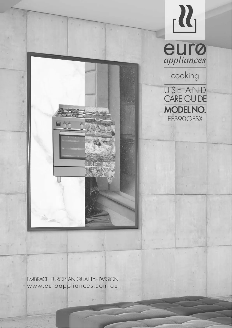 Page n°1 - Manuel utilisateur Euro Appliances EFS90GFSX