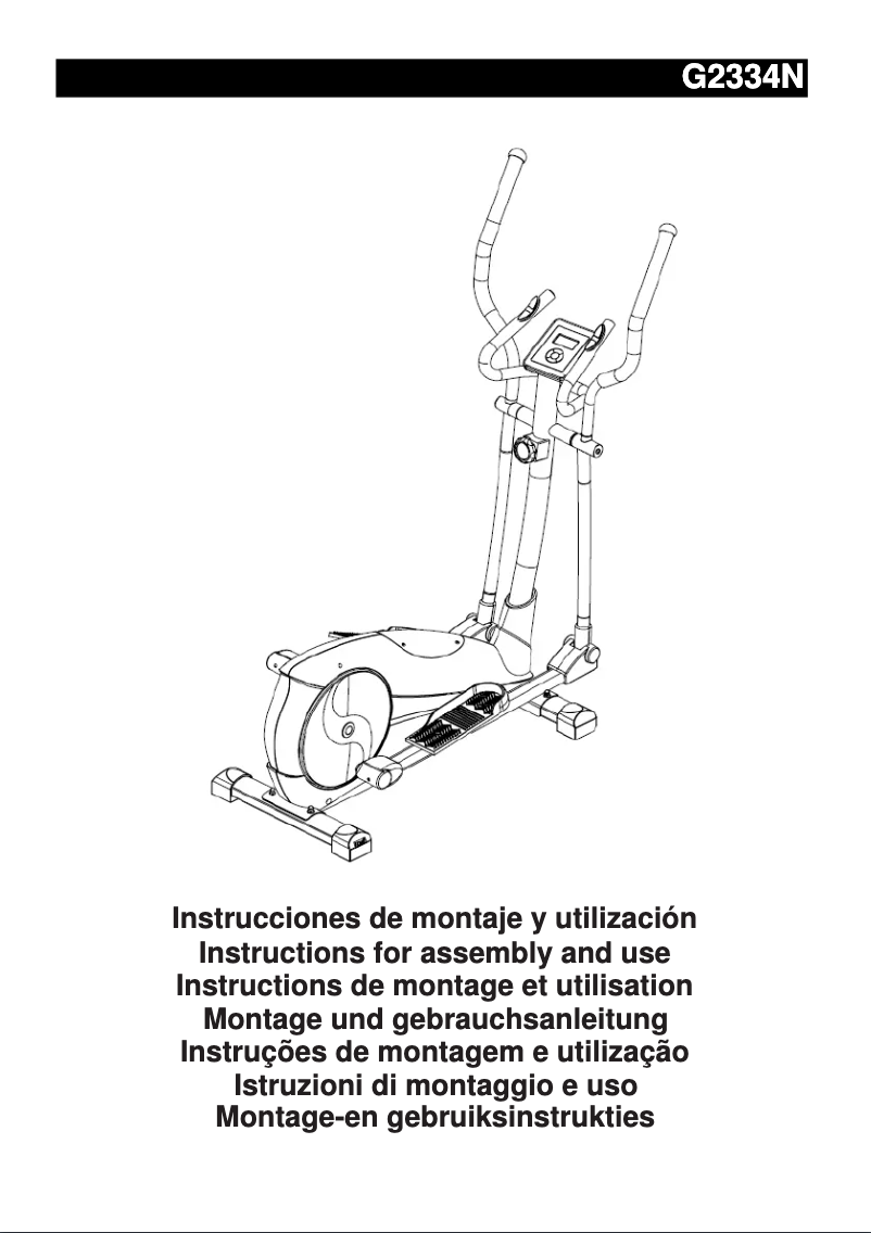 Page 1 de la notice Manuel utilisateur BH Fitness Athlon G2334N