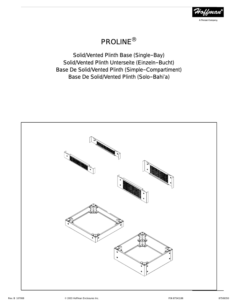 Página 1 del manual Manual de usuario Hoffman PPB1106