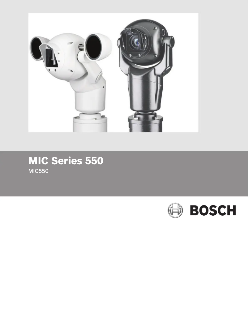 Página 1 del manual Manual de usuario Bosch MIC-550IRB28P