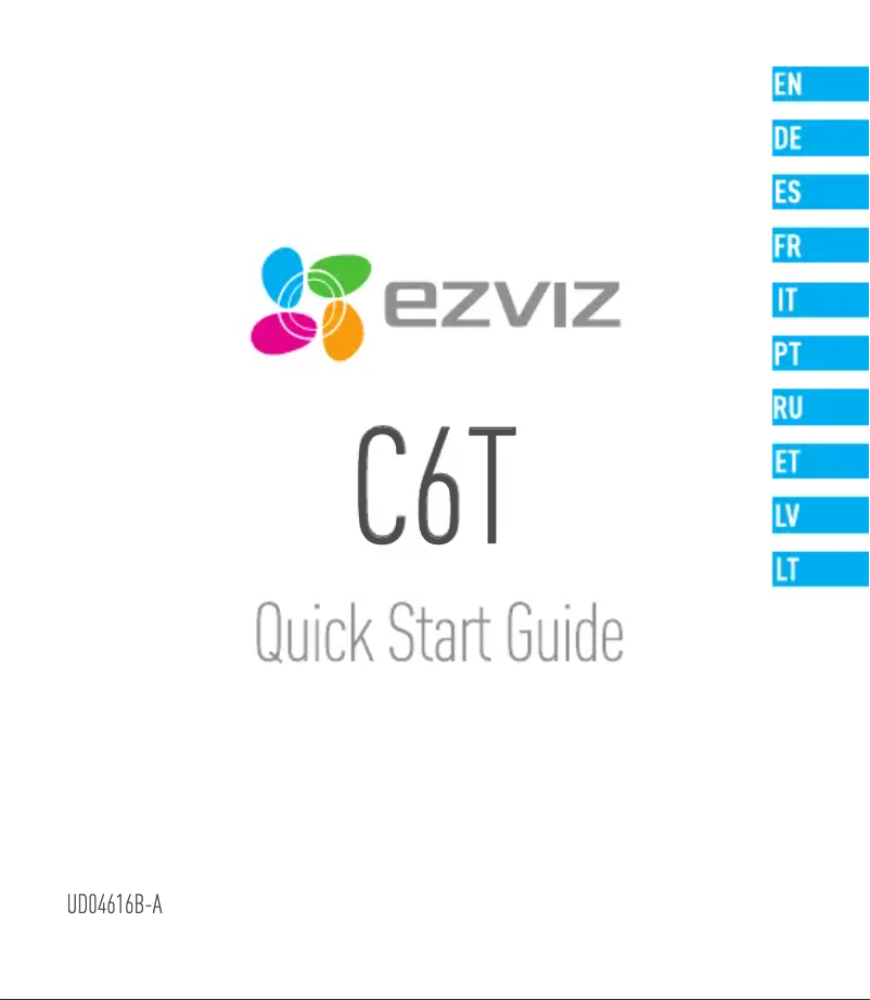 Page n°1 - Manuel utilisateur EZVIZ C6T
