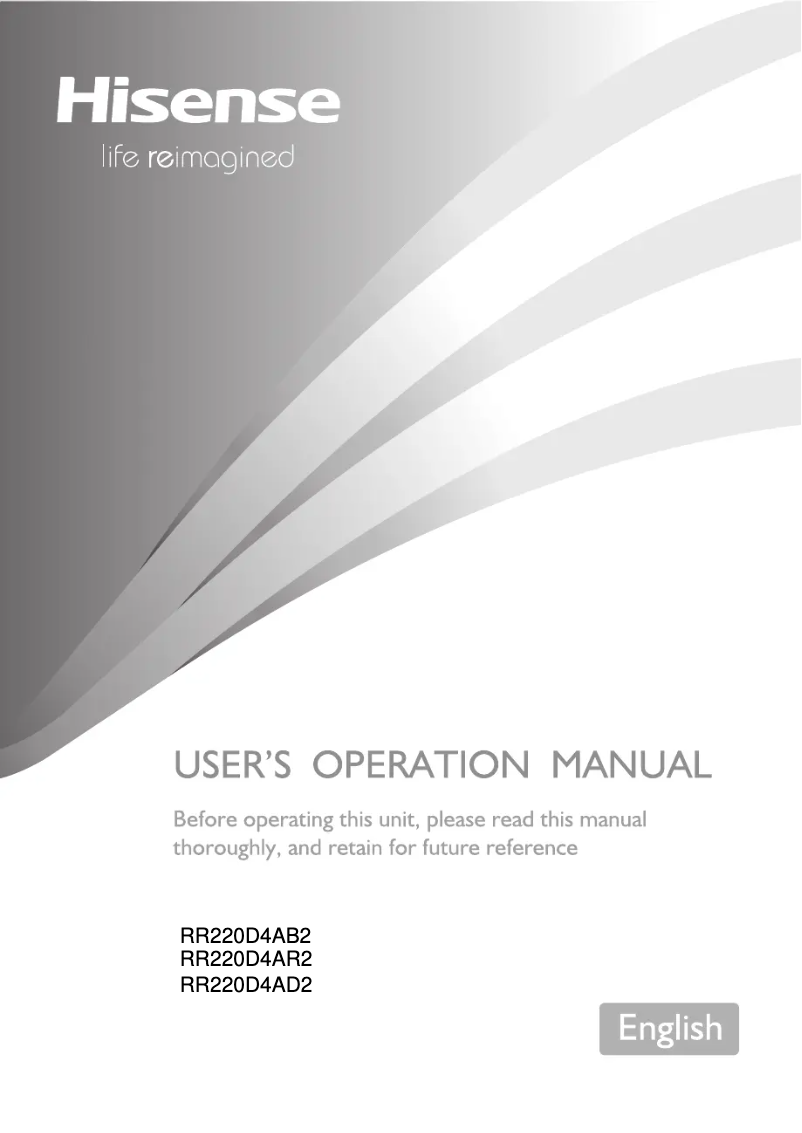 Image de la première page du manuel de l'appareil RR220