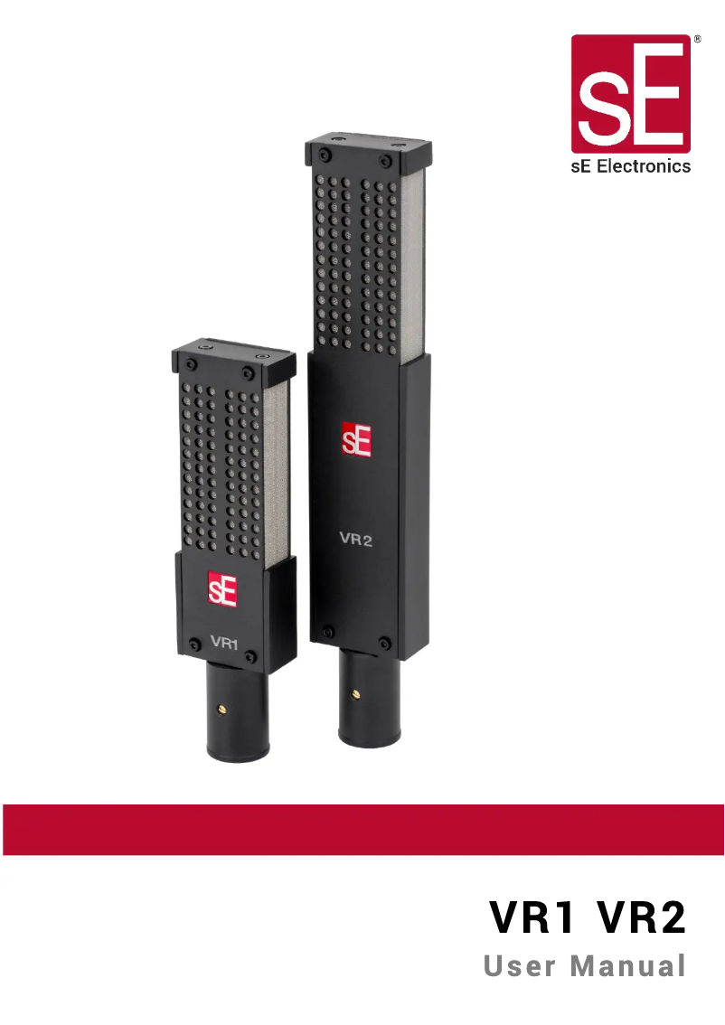 Image de la première page du manuel de l'appareil VR2