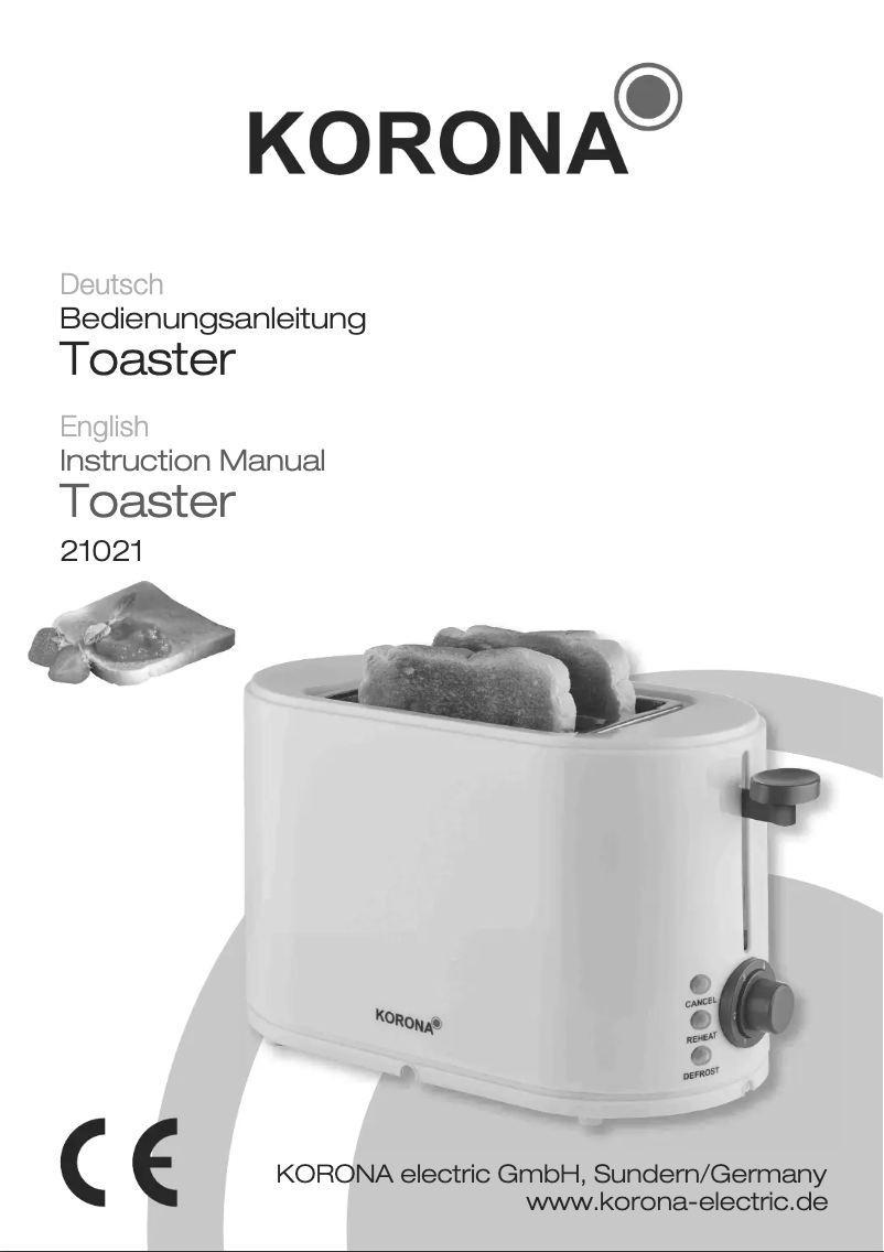 Image de la première page du manuel de l'appareil 21021