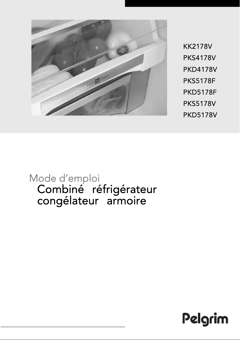 Image de la première page du manuel de l'appareil PKD4178V