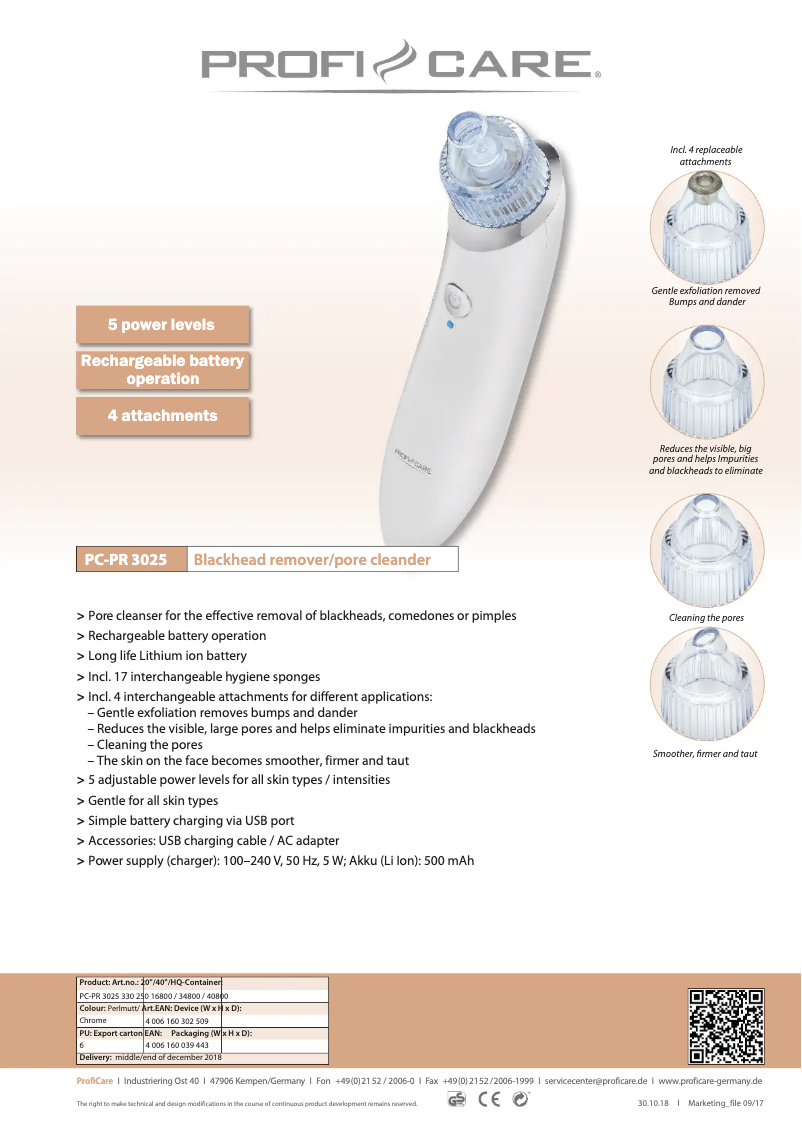 First page image of the manual for PC-PR 3025