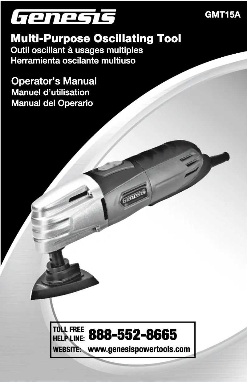 Página 1 del manual Manual de usuario Genesis GMT15A