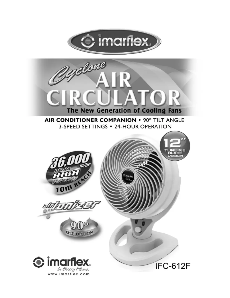 Page n°1 - Manuel utilisateur Imarflex IFC-612F