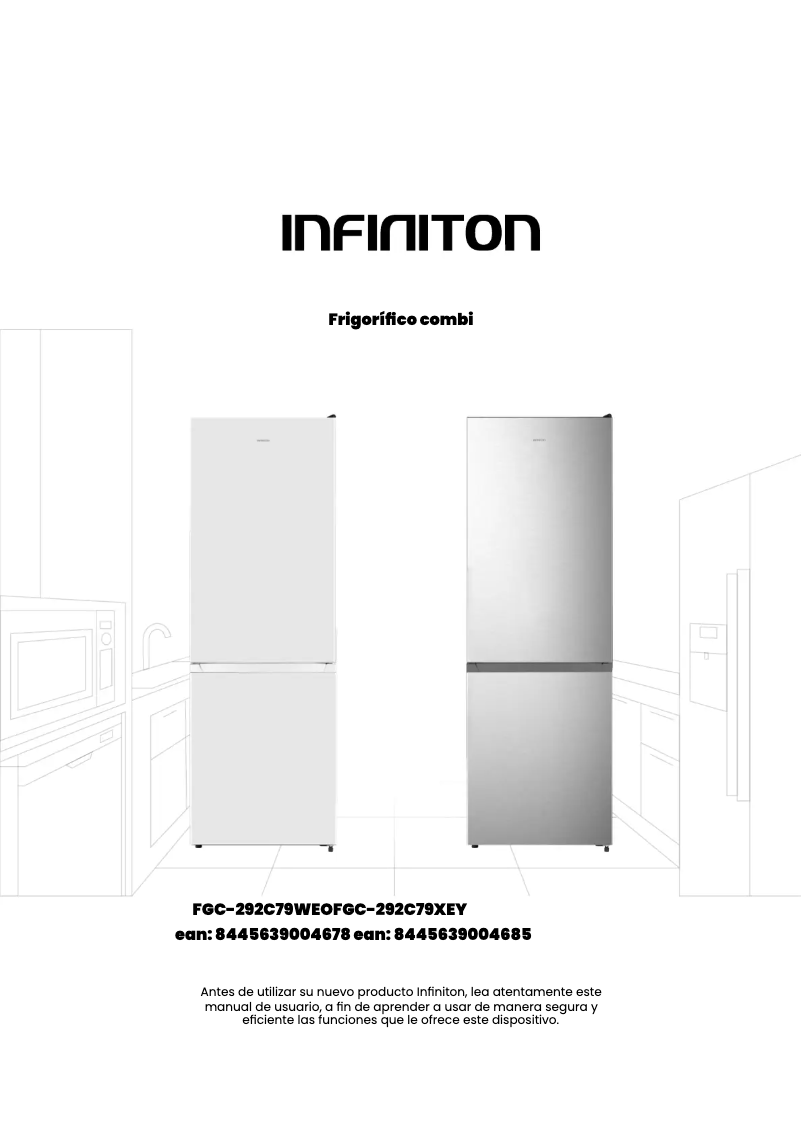 Image de la première page du manuel de l'appareil FGC-292C79WEO