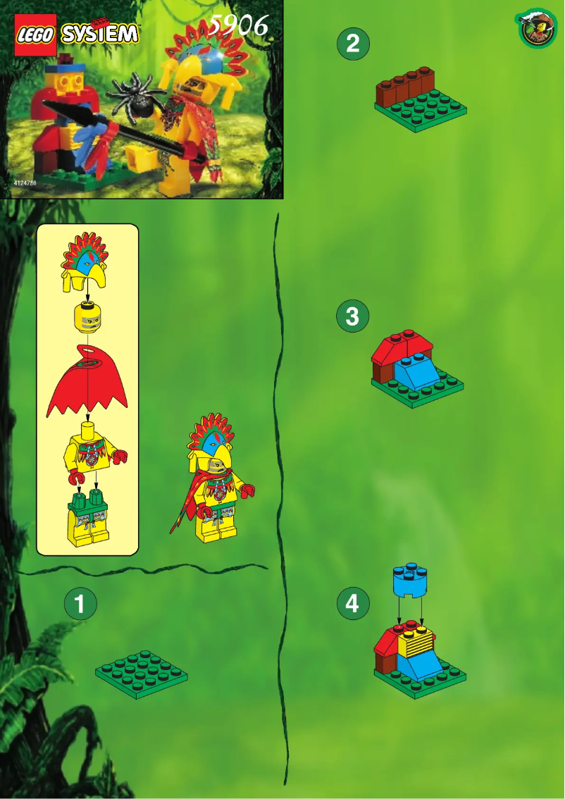 Page 1 de la notice Manuel utilisateur Lego RULER OF THE JUNGLE
