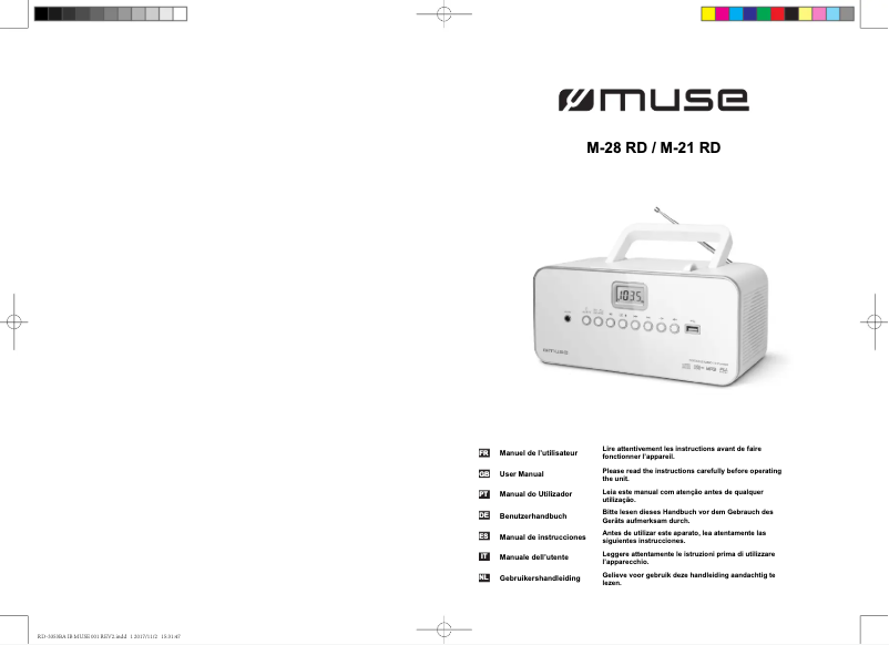 Page n°1 - Manuel utilisateur Muse M-28