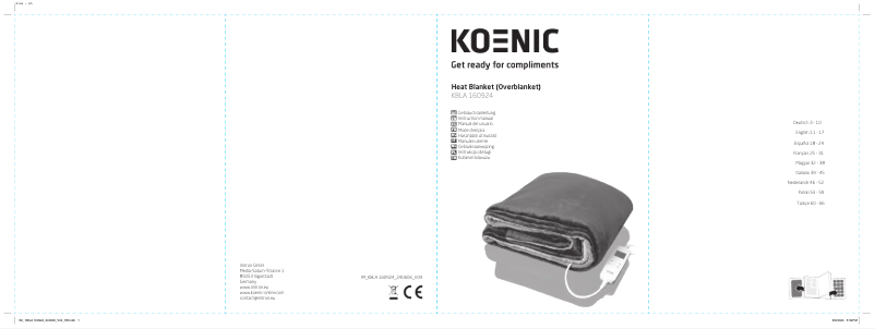 Image de la première page du manuel de l'appareil KBLA 160924