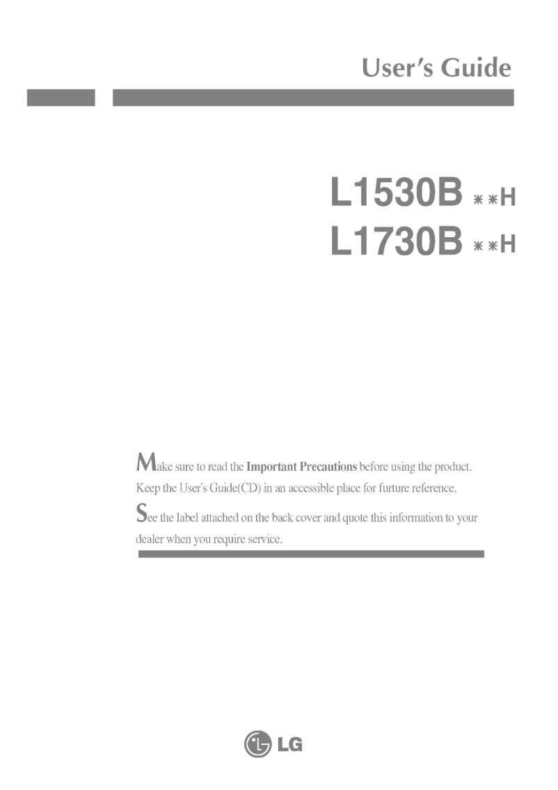 Image de la première page du manuel de l'appareil L1730BSFH