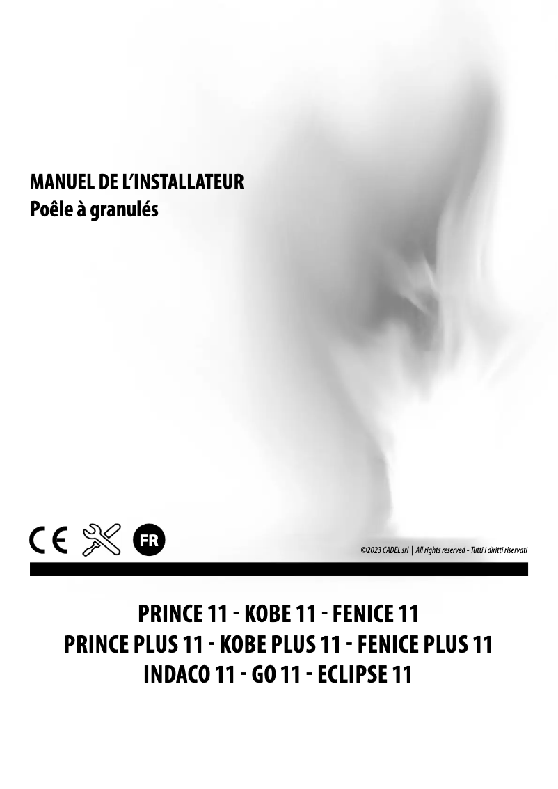 Page 1 de la notice Guide d'installation Cadel Fenice Plus 11